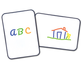 Double-Sided A4 Magnetic Mini Whiteboard - Dark Blue Frame