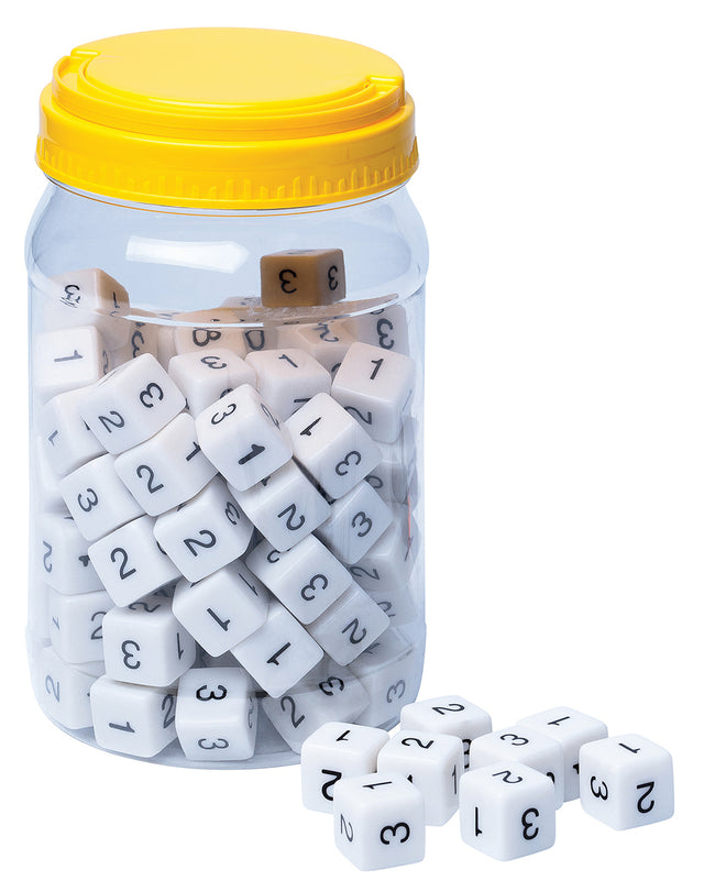 One-Two-Three Dice - 100 PC