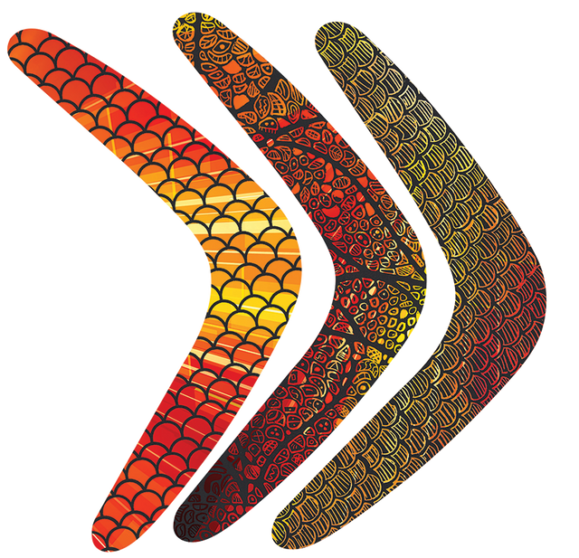 Scratch Boomerangs - Pack of 30