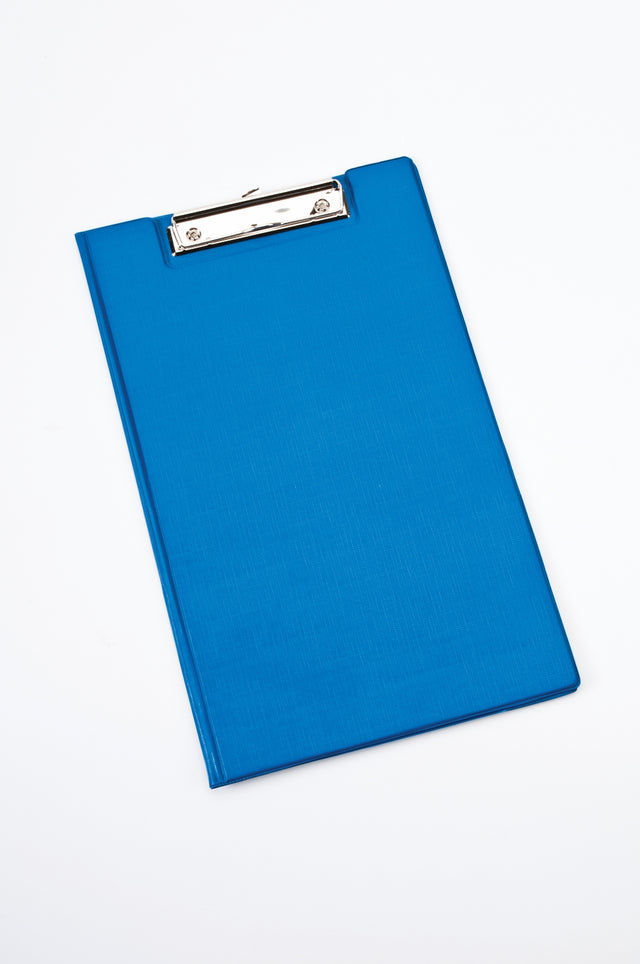 PVC Clipboard Folder Blue