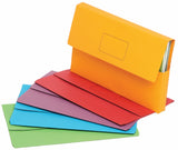 Foolscap Document Wallets Asst - Pack of 10