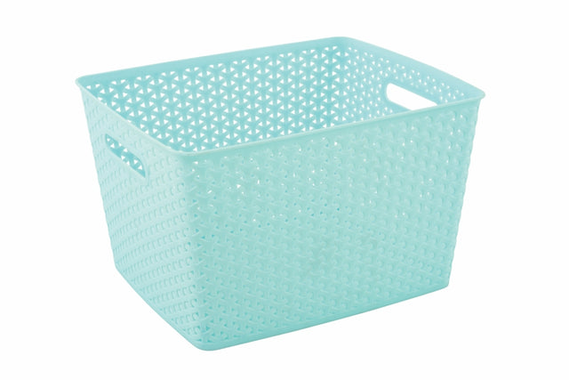 Teachables Storage Basket Knotted Large Teal