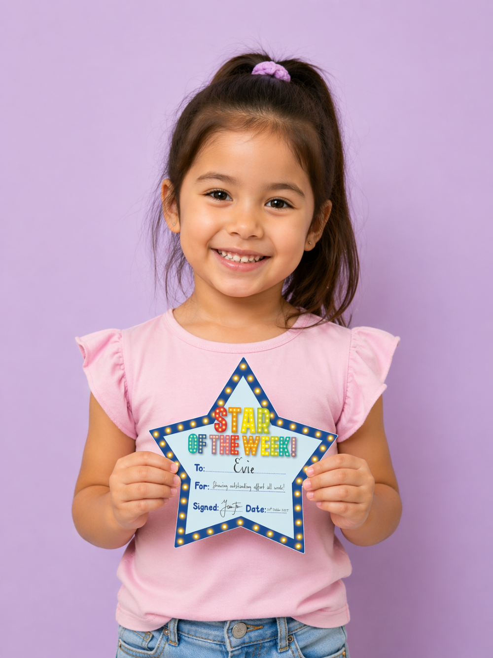 Giggle & Grow Star of the Week Certificates - Pack of 30
