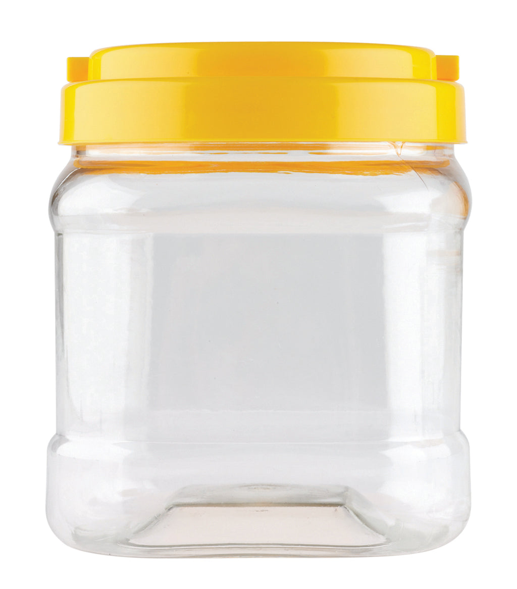 Clear Jar with Screw on Lid 1.5 Litre