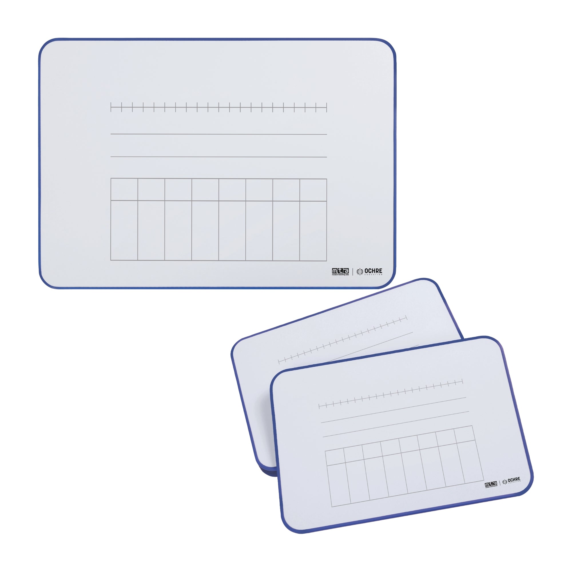 Ochre Classpack Whiteboards – Maths Year 3-4