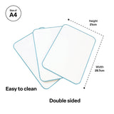 Double-Sided A4 Magnetic Mini Whiteboards