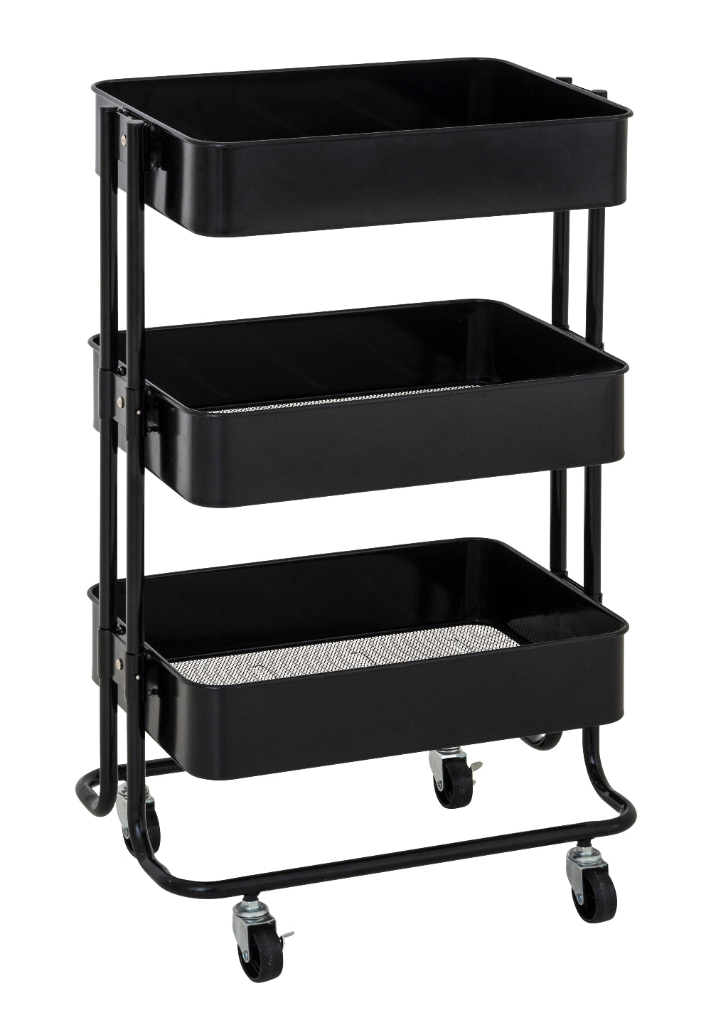 Teachables 3 Tier Storage Trolley Black