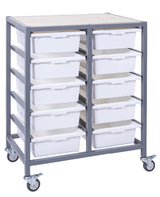 Double Tote Tray Trolley Kits