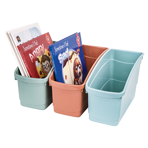Plastic Book and Storage Tubs