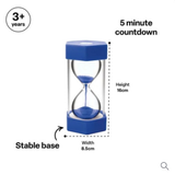 Sand Timers Giant 5 Minute Blue