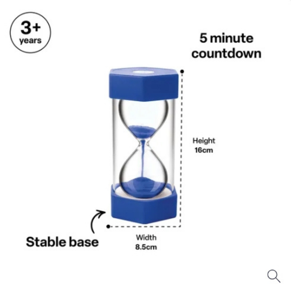 Sand Timers Giant 5 Minute Blue