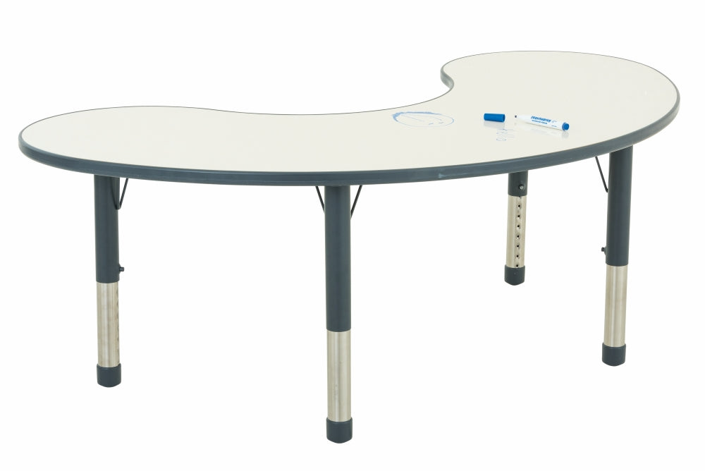 Ergerite Whiteboard Group Table - 52-74 high