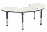 Ergerite Whiteboard Group Table - 38-60 high