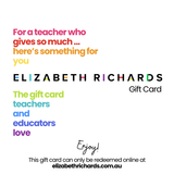 Elizabeth Richards Gift Cards