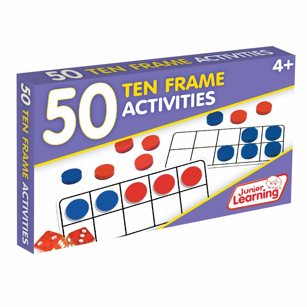 Ten Frame Activity Cards - Set of 50