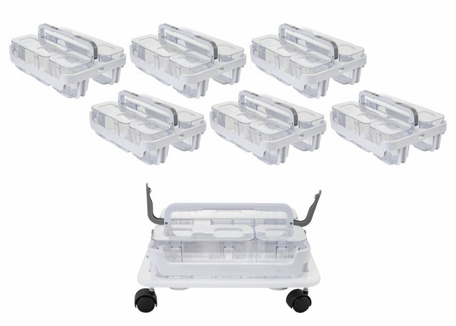 Deflecto Stackable Storage Caddy with Base