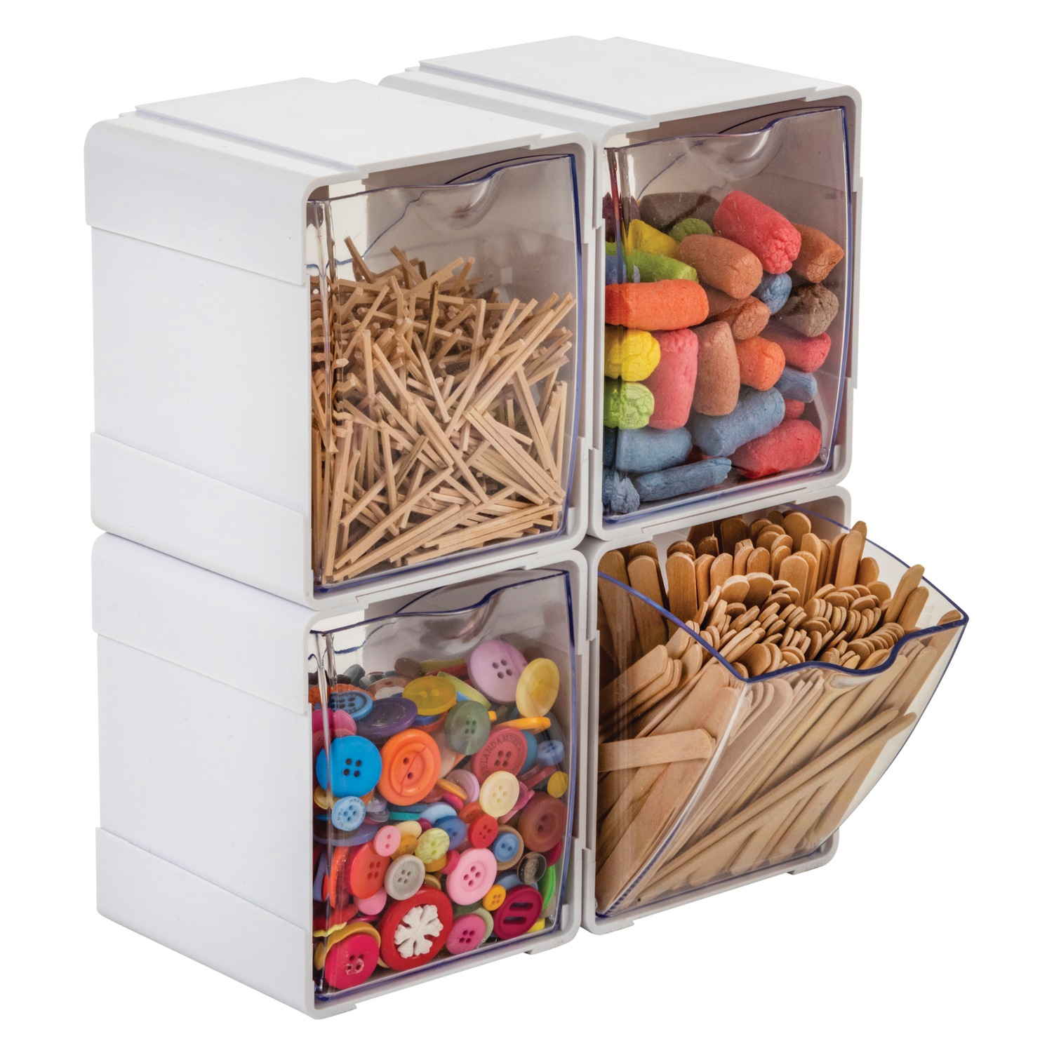 Deflecto Tilt Bin Set of 4