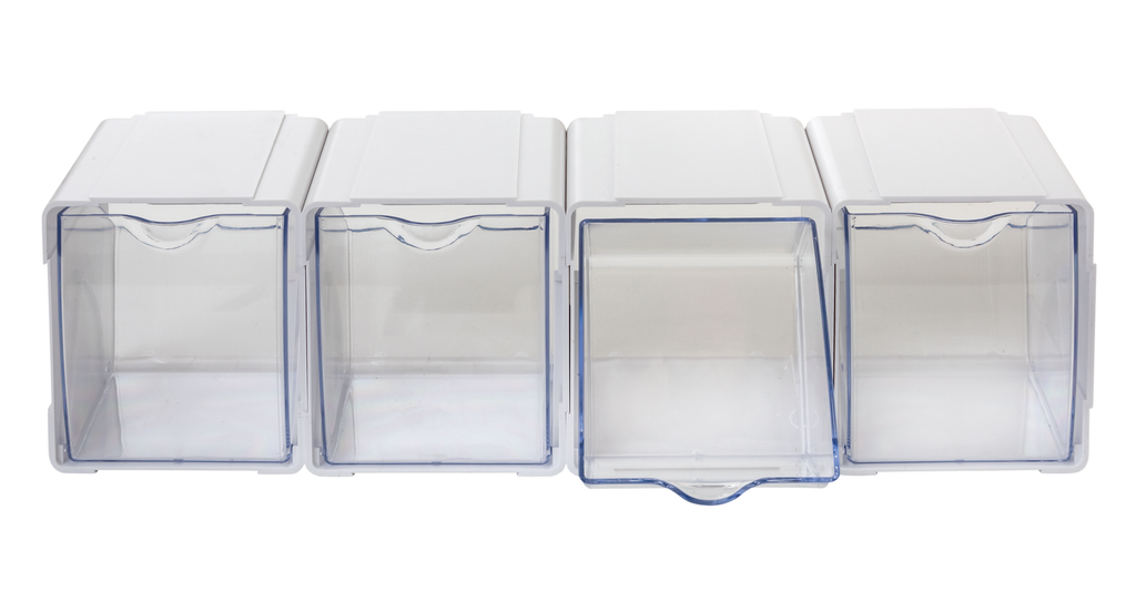 Deflecto Tilt Bin Set of 4