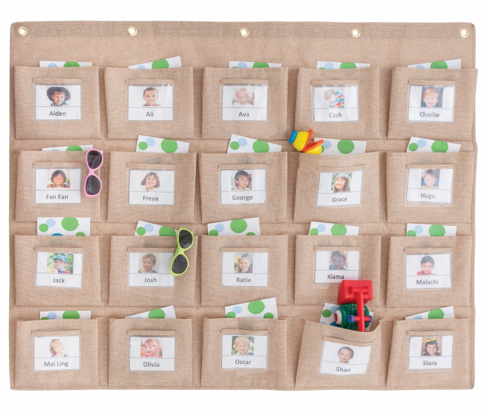 Parent Communication Pockets - 20 Natural