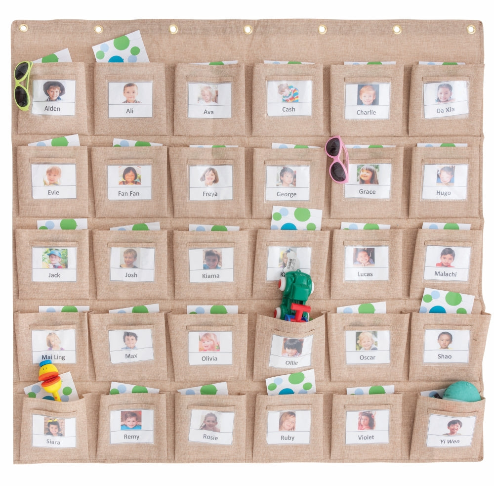 Parent Communication Pockets - 30 Natural