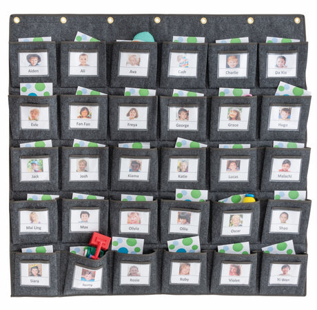 Parent Communication Pockets - 30 Grey