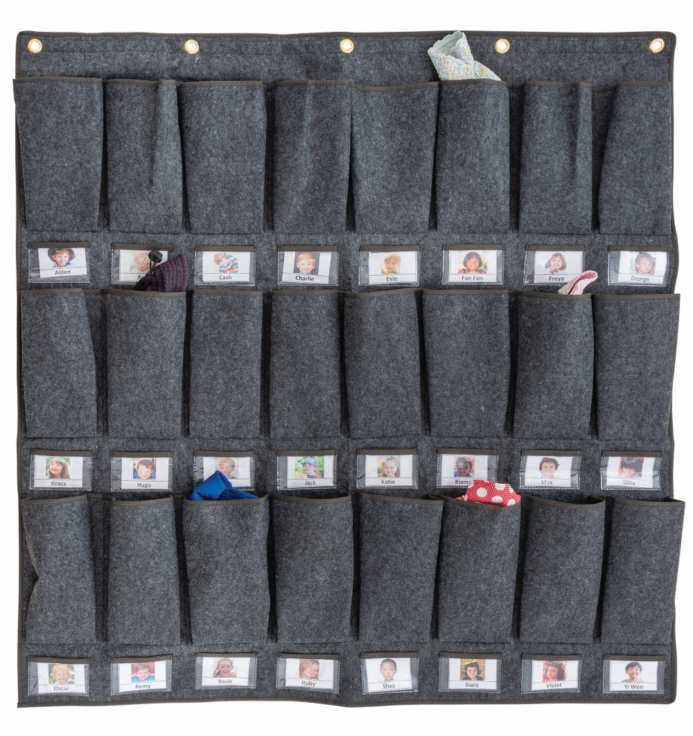 Hat Storage Pockets - 24 Grey