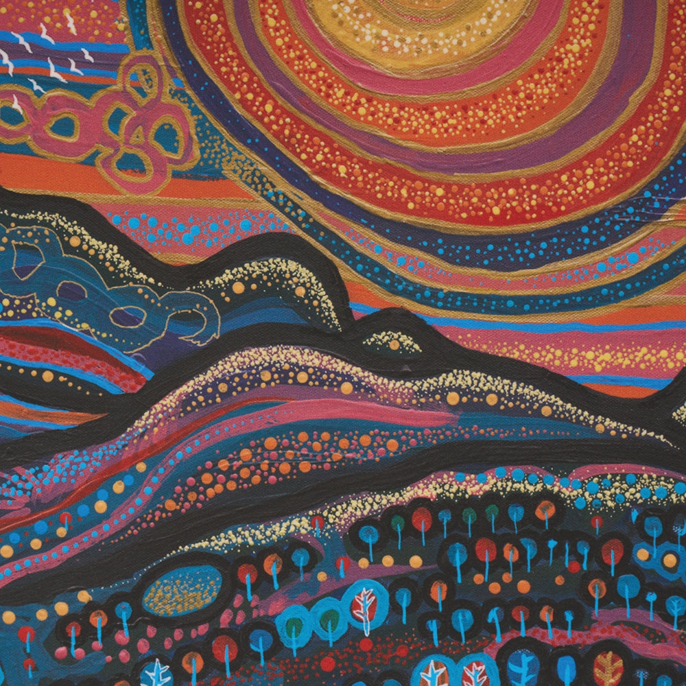Luke Mallie - Aboriginal Outdoor Art