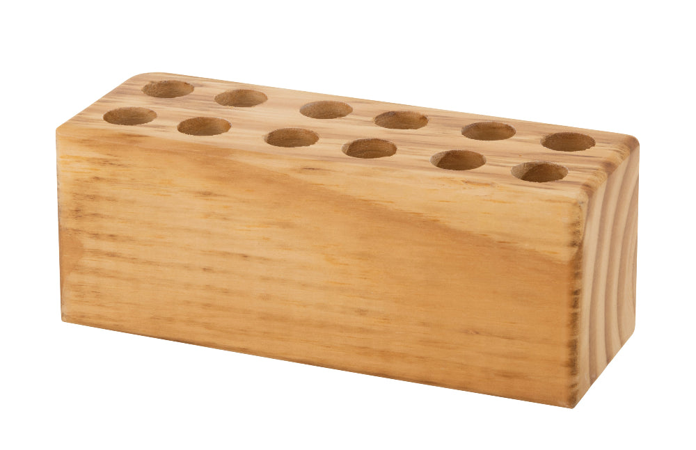 Teachables Scissor Wooden 12 Hole Block