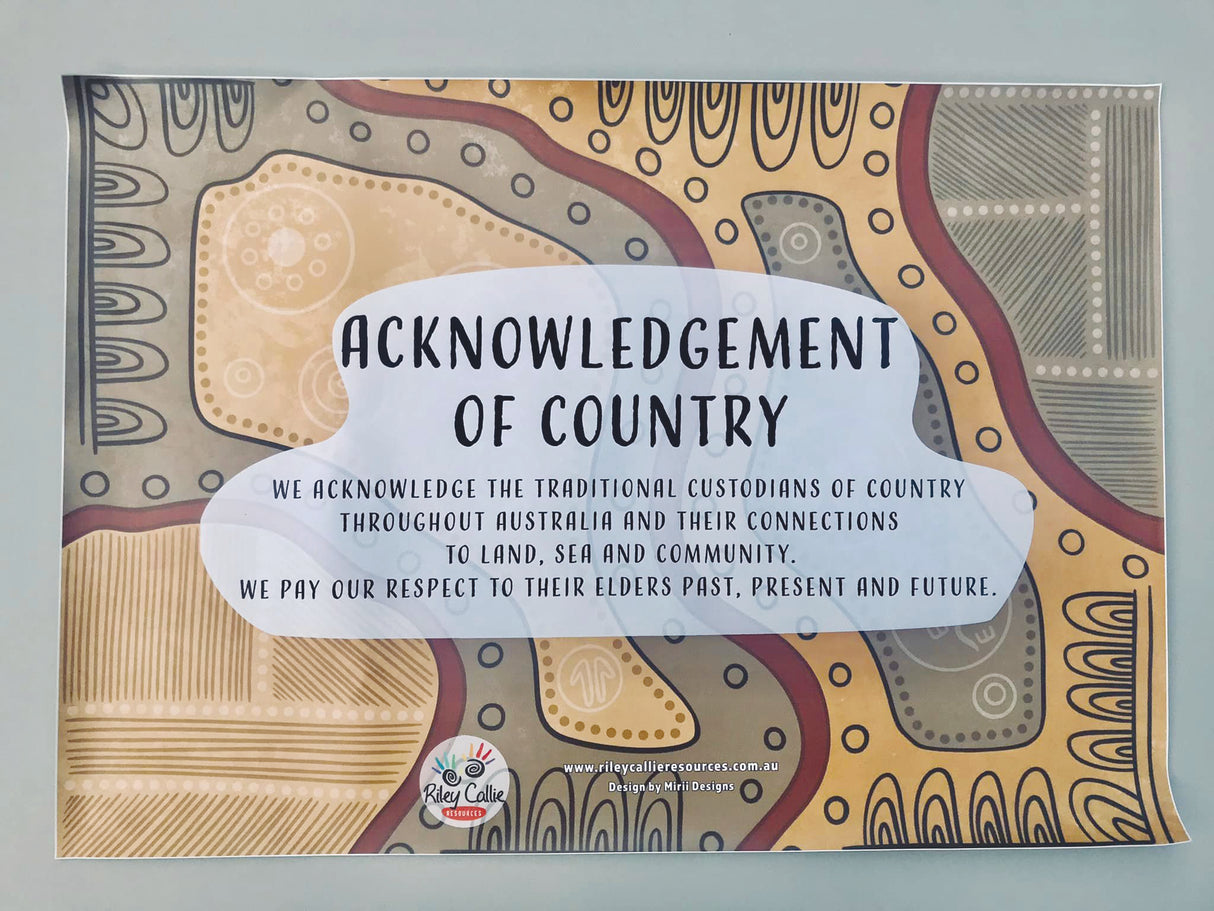 Acknowledgement to Country Sign Neutral