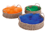 Seagrass Round Basket Shallow - Set of 3