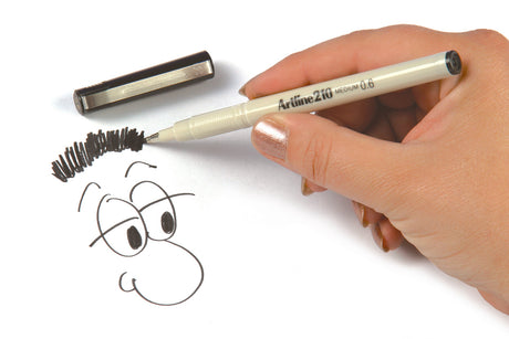 Artline 210 Fineliner Pen 0.6 mm Black