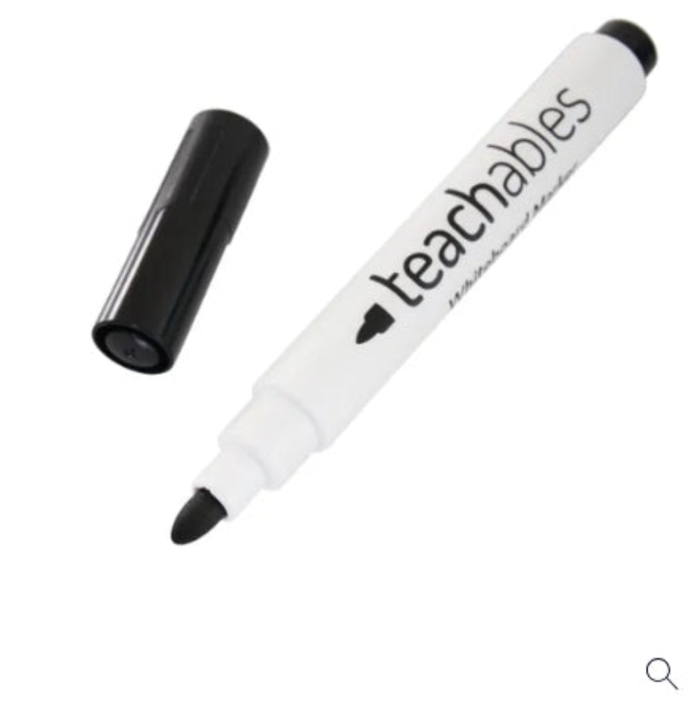 Whiteboard kit with Markers, Eraser Cloths - Kit of 4