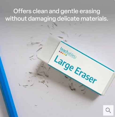 Teachables Large Eraser 60x19x11mm - Pack of 20