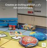 Aboriginal Round Cushions -60cm dia- Set of 4