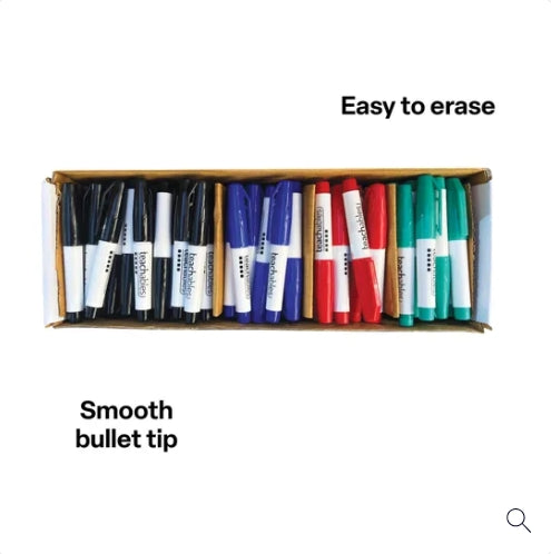 Teachables Mini Whiteboard Markers - Pack of 100