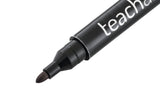 Teachables Permanent Marker Bullet Tip Black - Pack of 12