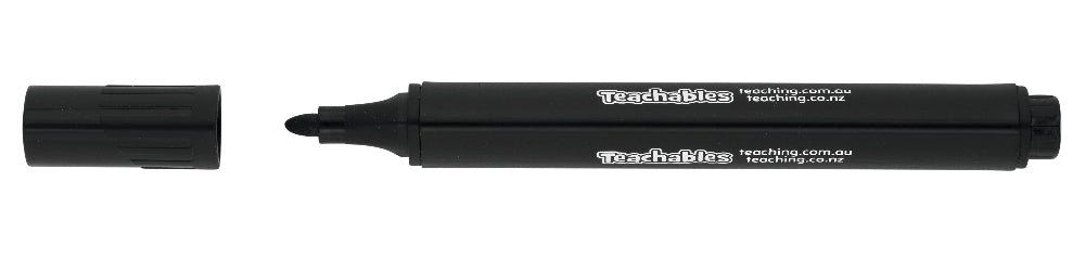 Teachables Triangle Whiteboard Black Markers - Pack of 48