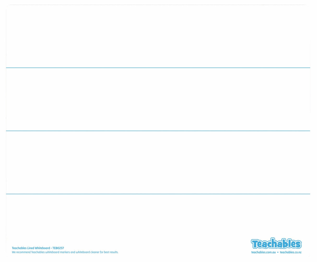 Teachables Lined Whiteboards - Pack of 30