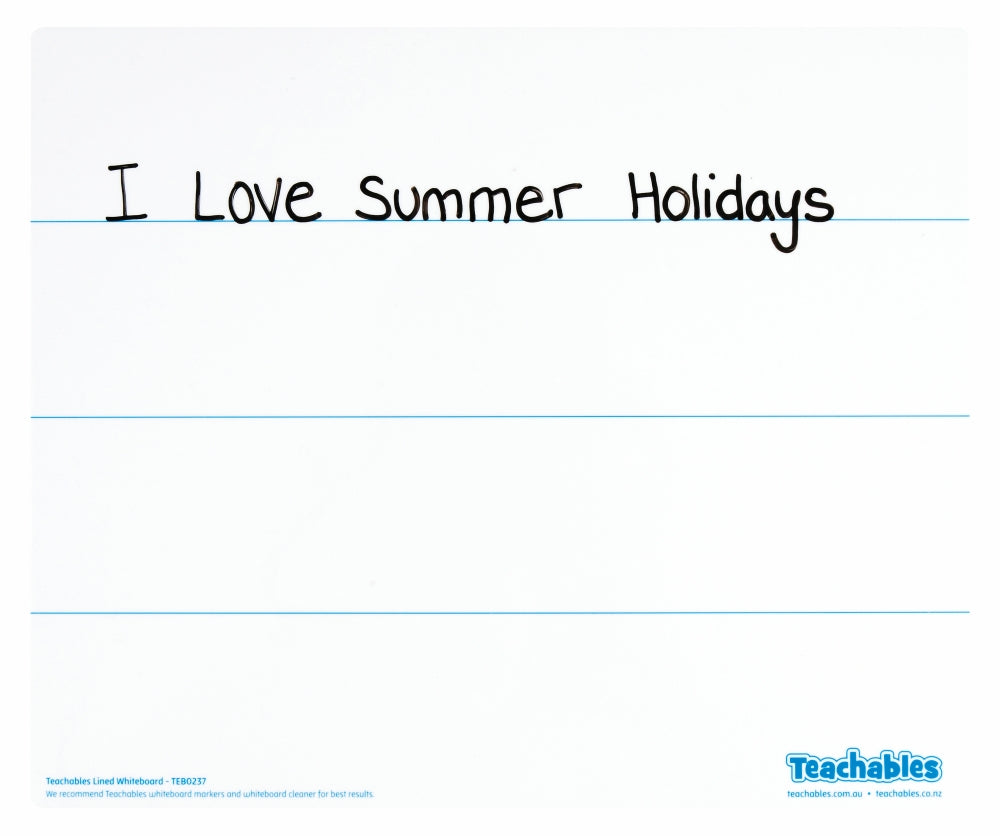 Teachables Lined Whiteboards - Pack of 30