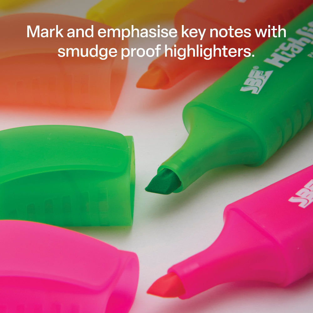 Highlighters Assorted - Pack of 12