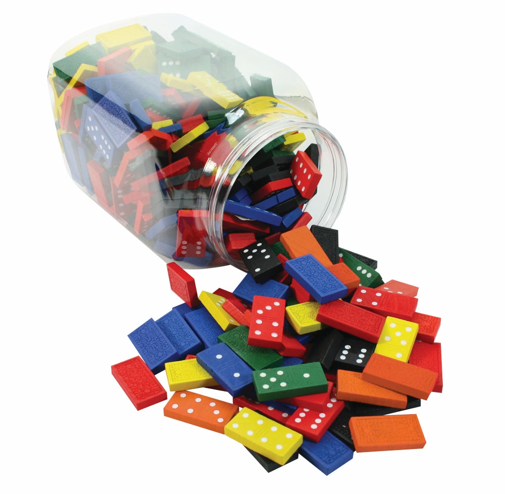 Double Six Dominoes in Jar - Set of 168  pc