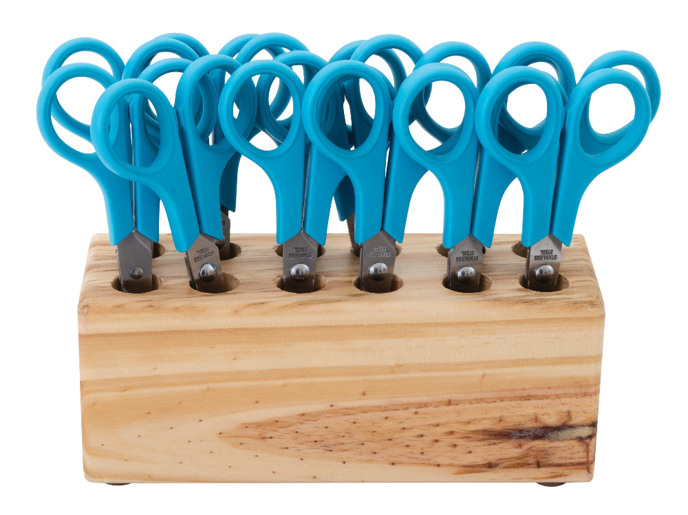 Teachables Scissor Block + 12 Scissors Point 14 cm