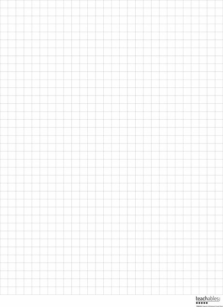Magnetic Whiteboard Graph Sheet