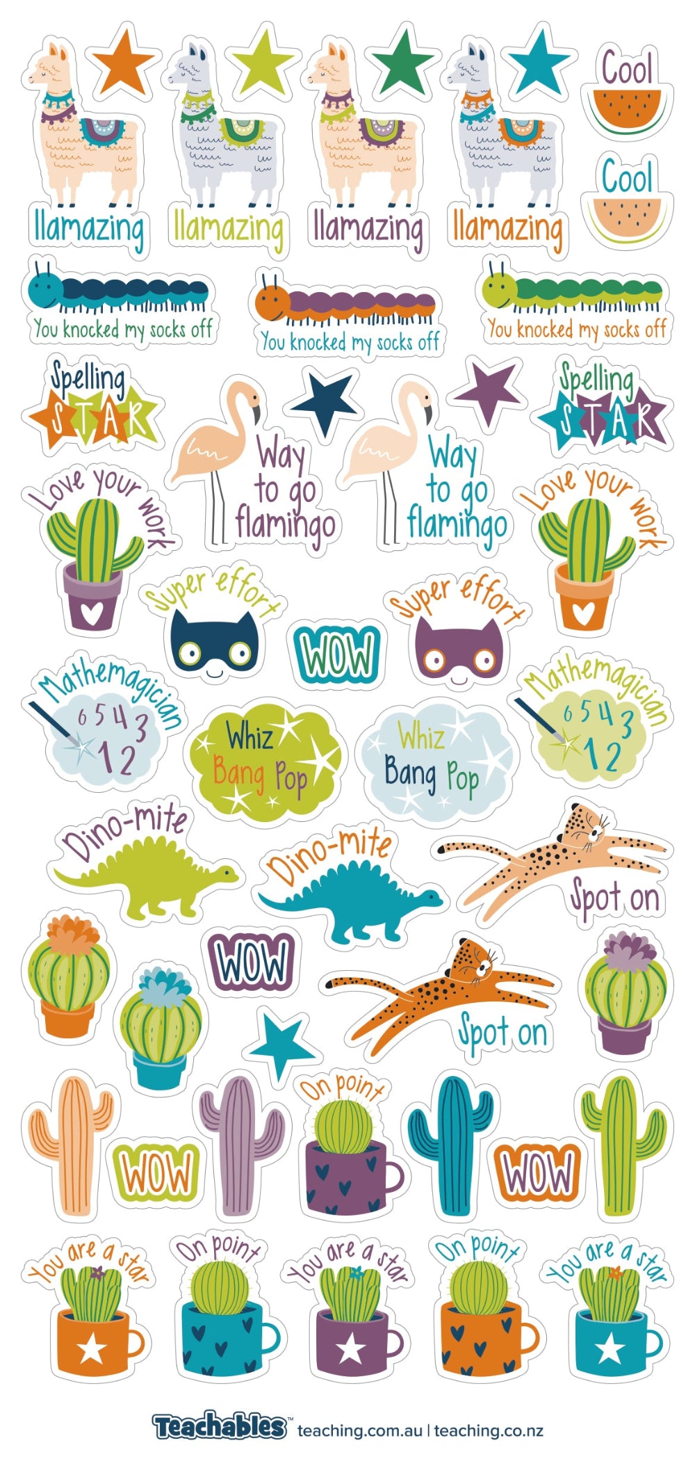 Rewards Stickers Pk 500 Natural