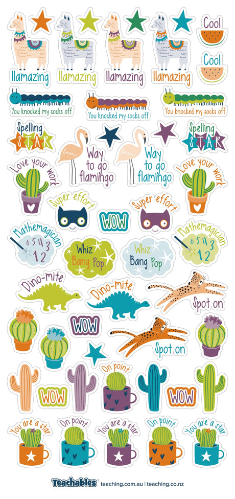 Rewards Stickers Pk 500 Natural