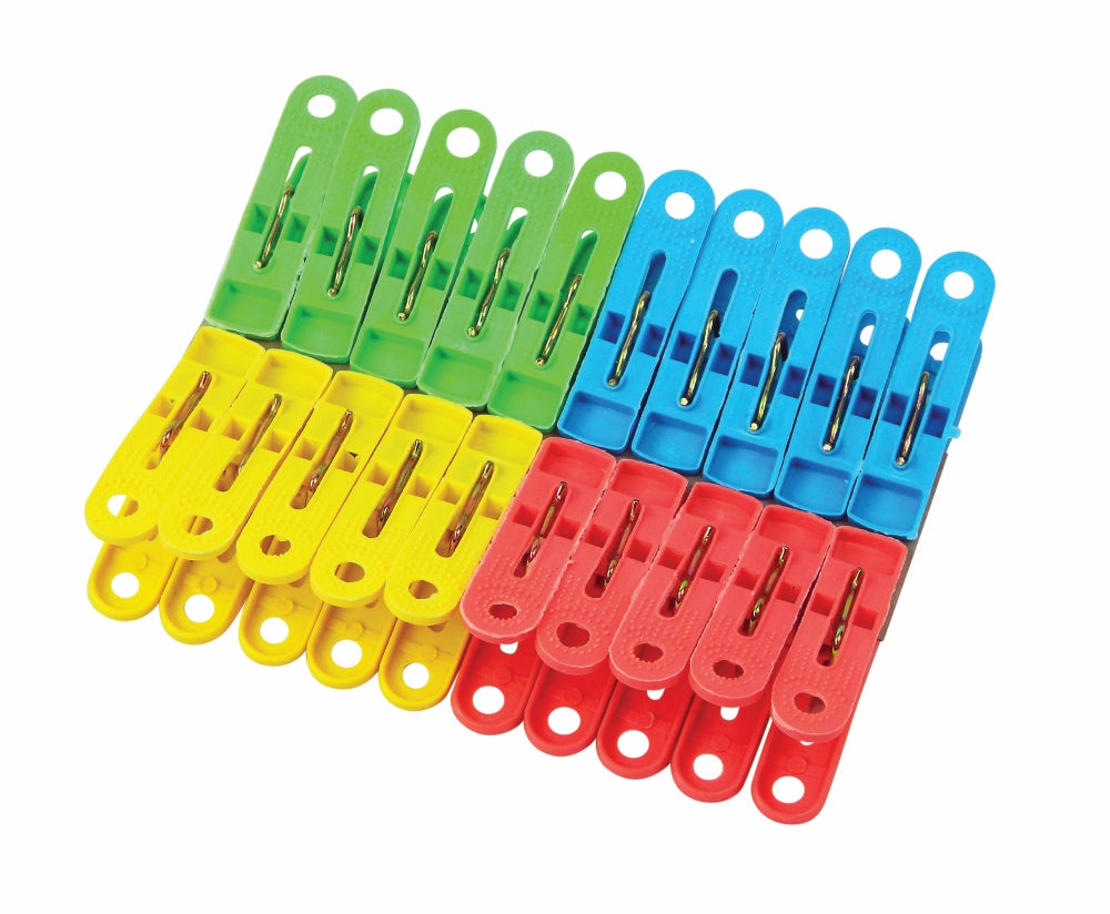 Jumbo Plastic Pegs Pack of 40