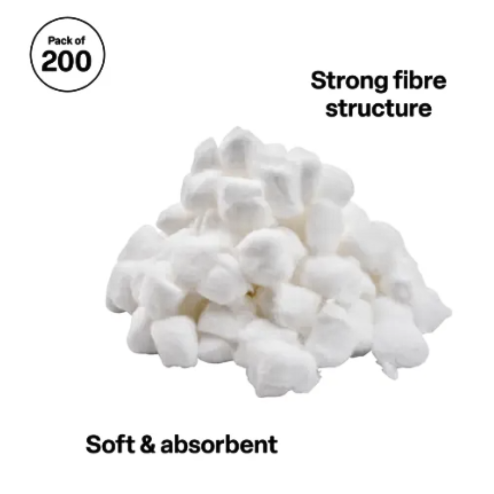 Cotton Wool Balls - Pack of 200