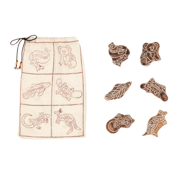 Luke Mallie Indigenous Stamps - Set of 6