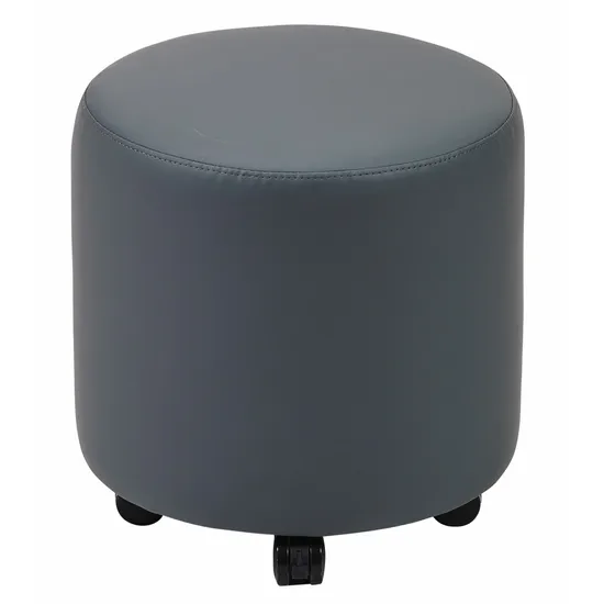Aalto Round Ottoman - Grey