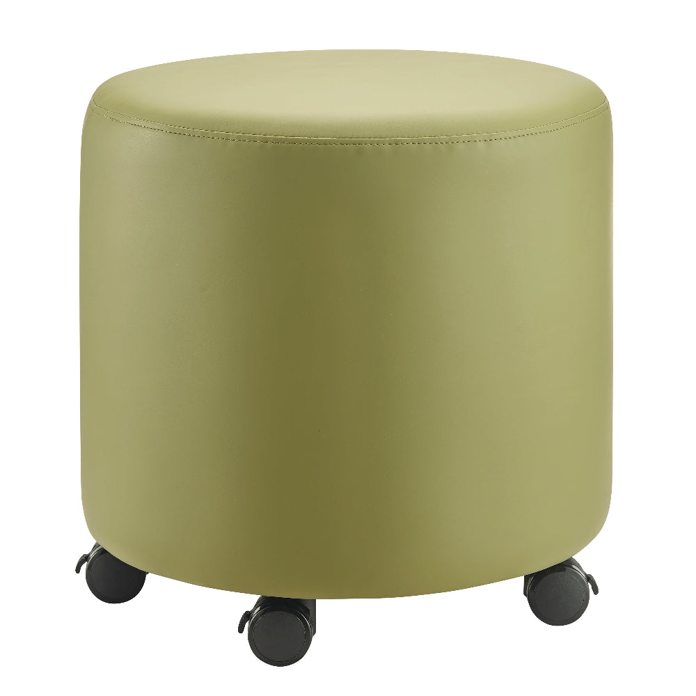 Aalto Round Ottoman - Green